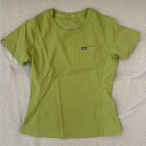 Figs Women's Lime Short Sleeve Tee